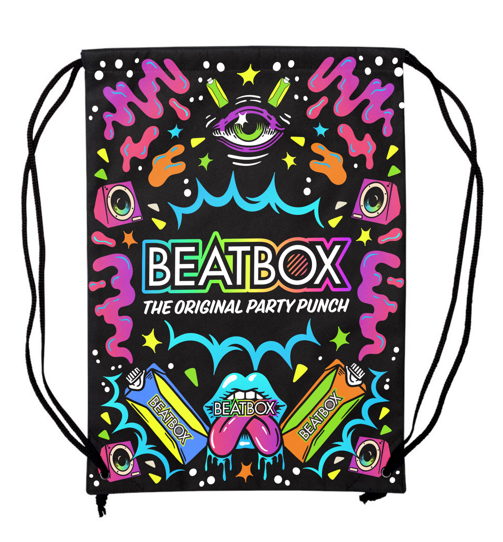 Trippy Drawstring Bag