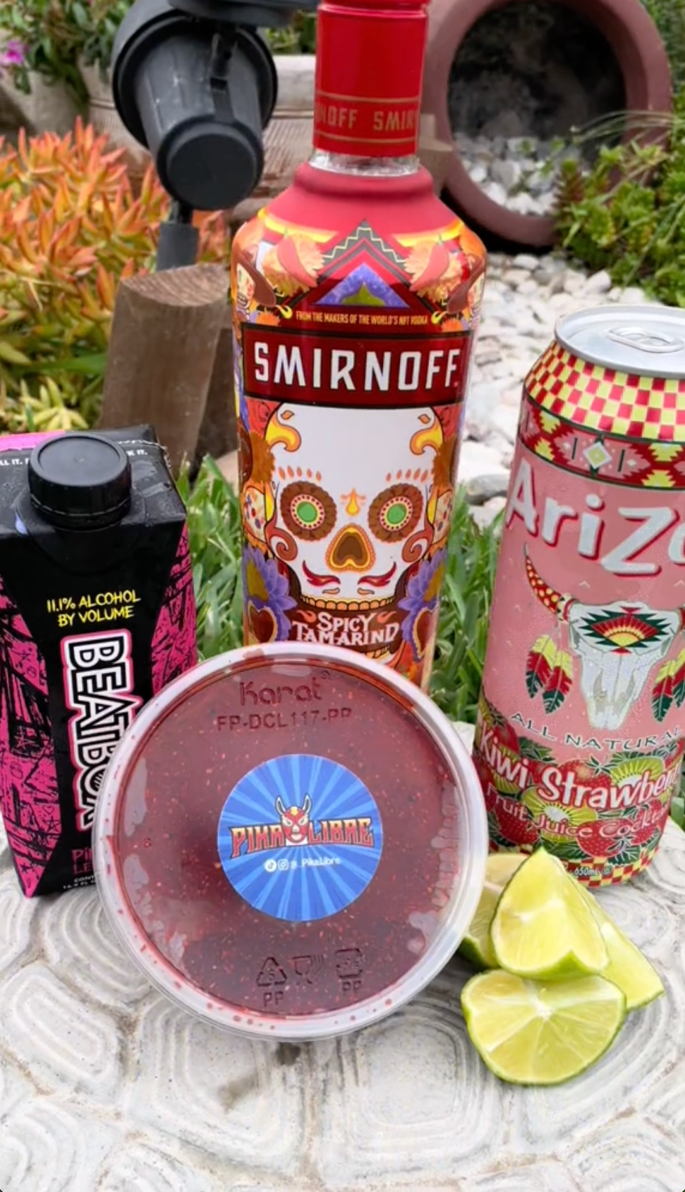 Spicy Pink Lemonade Cocktail
