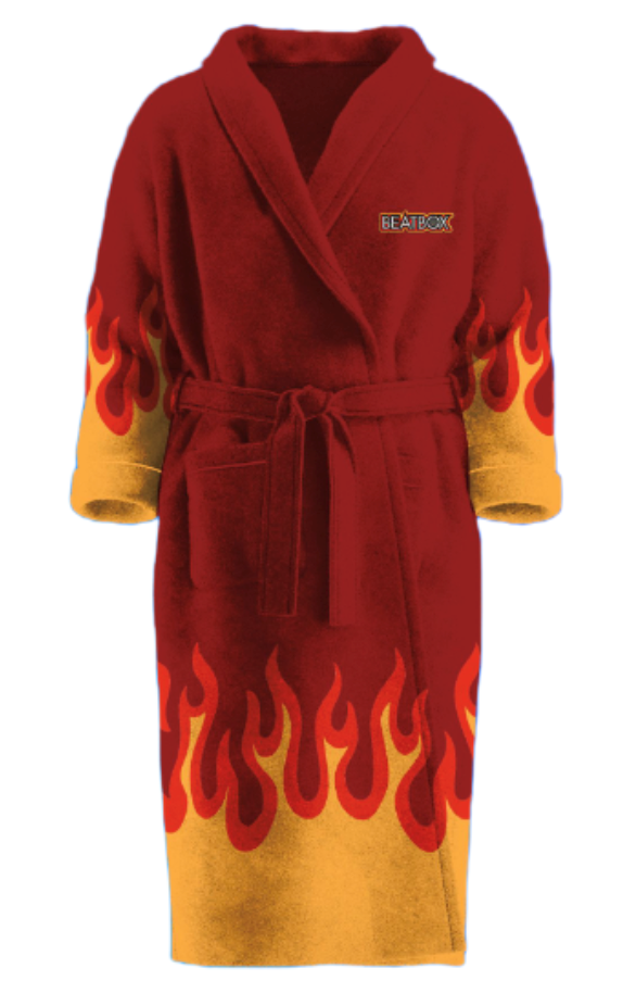 Unisex Flame Red Robe