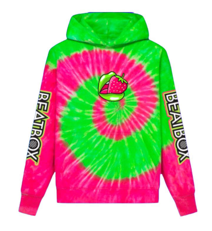Green & Pink Hoodie