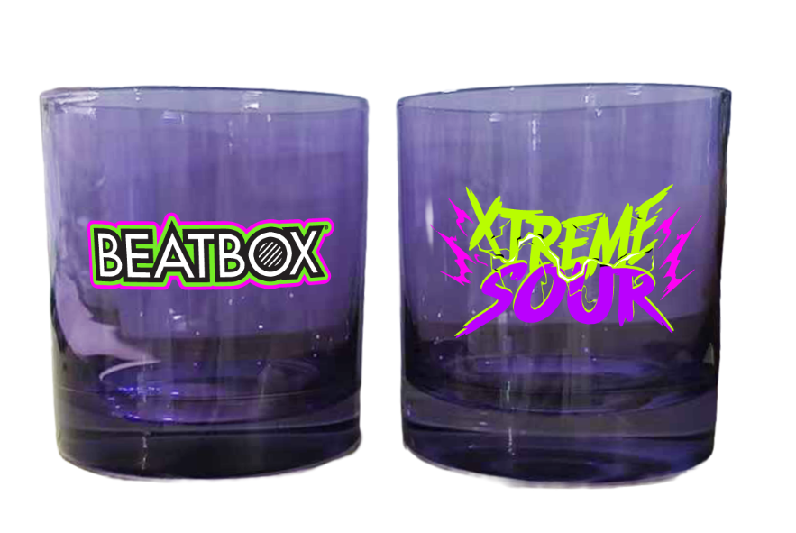 12 oz Xtreme Sour Black Cherry Glass - Fam