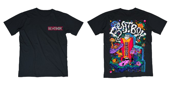 Trippy Collection Black T-Shirt