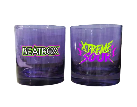 12 oz Xtreme Sour Black Cherry Glass