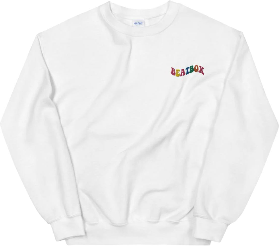 Rainbow Embroidered Sweatshirt