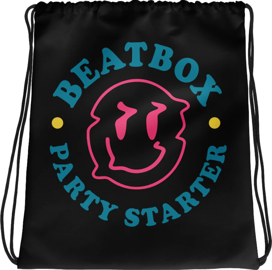 Party Starter Drawstring bag