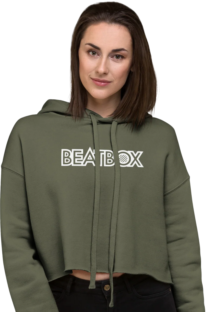 BeatBox Crop Hoodie