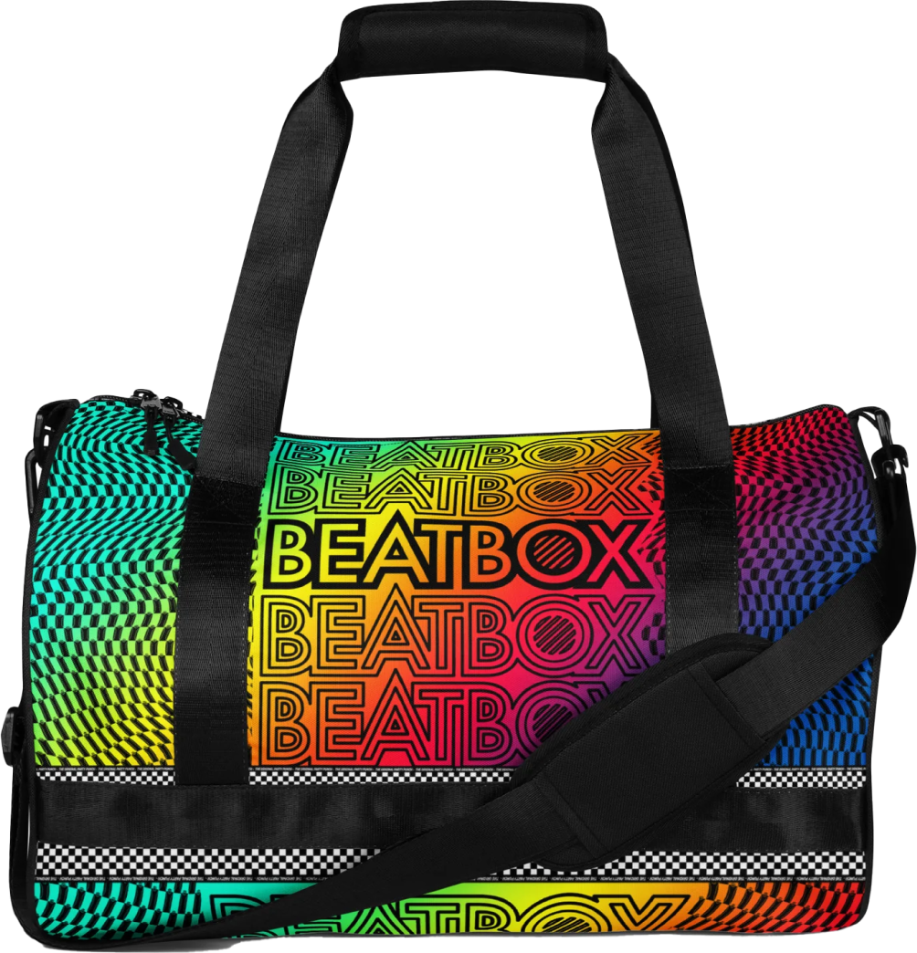 All-over print gym bag – BeatBox Beverages All-over print gym bag – BeatBox Beverages