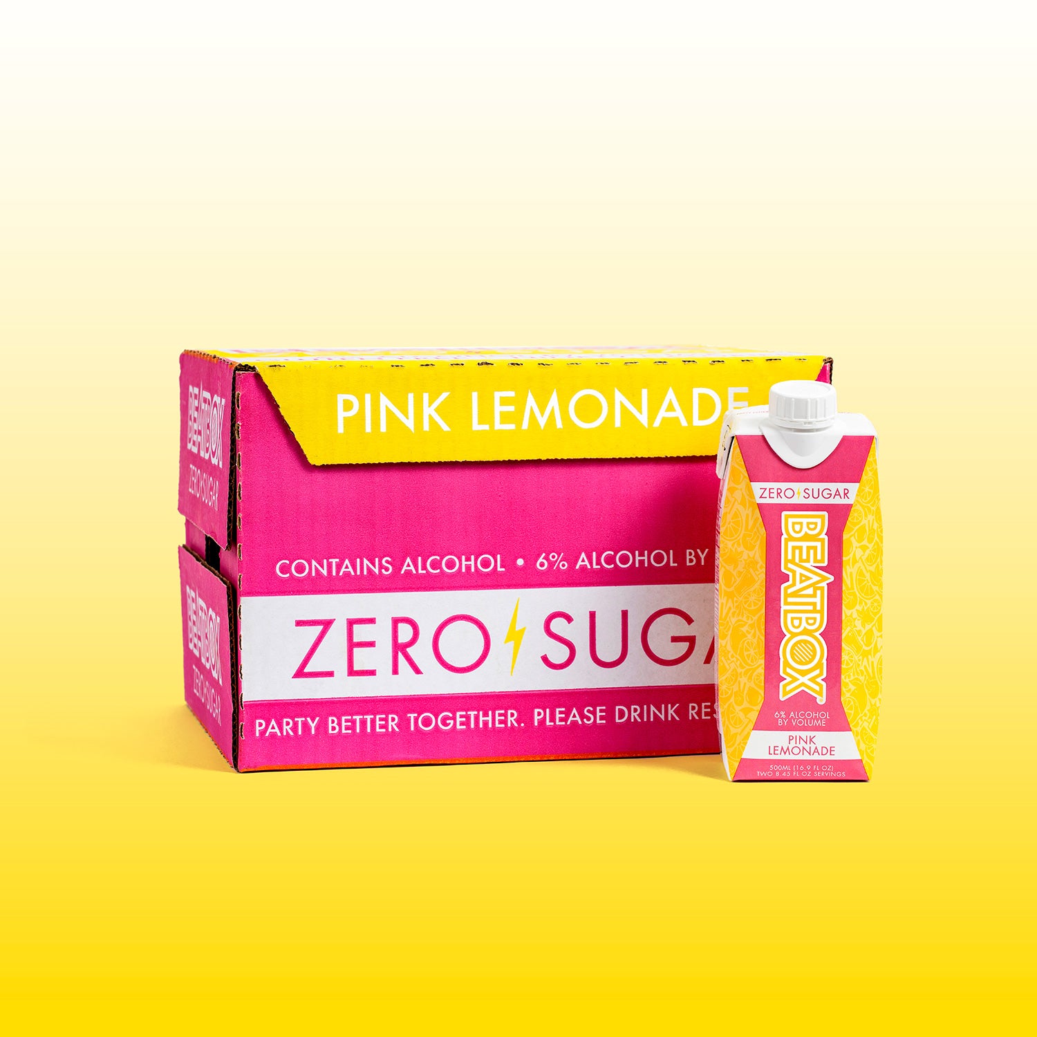 BeatBox | 12 pack Pink Lemonade | Zero Sugar | 6% abv